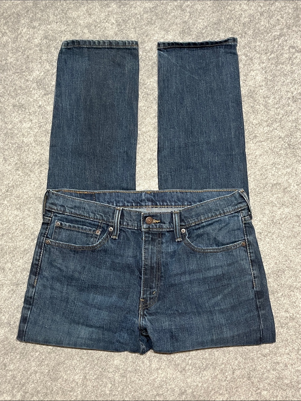 Levi's 511 Men's Straight Fit Dark Blue Denim Jeans